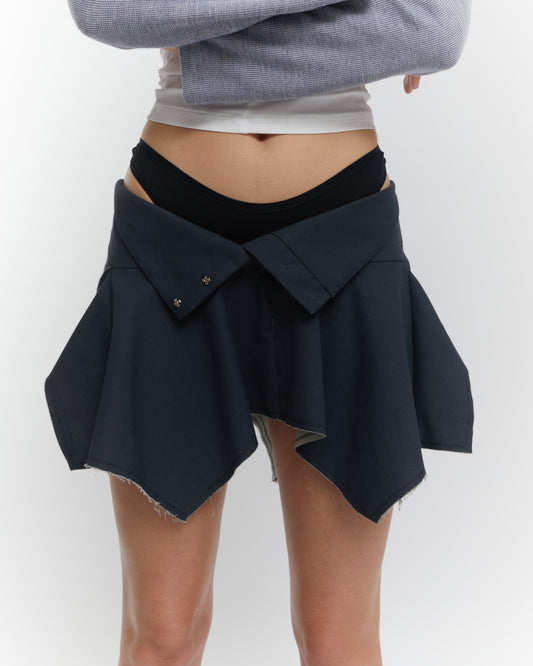 FLARED COTTON SKIRT