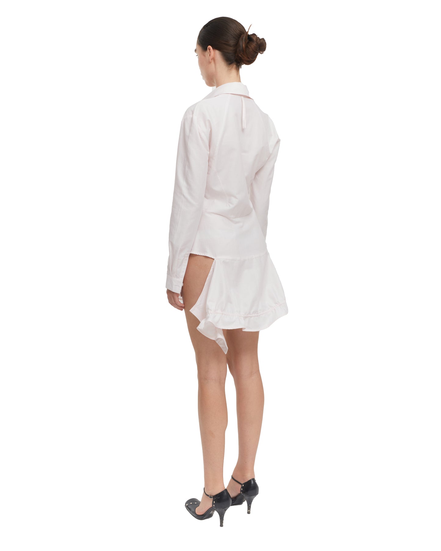 POPLIN MINI SHIRT DRESS